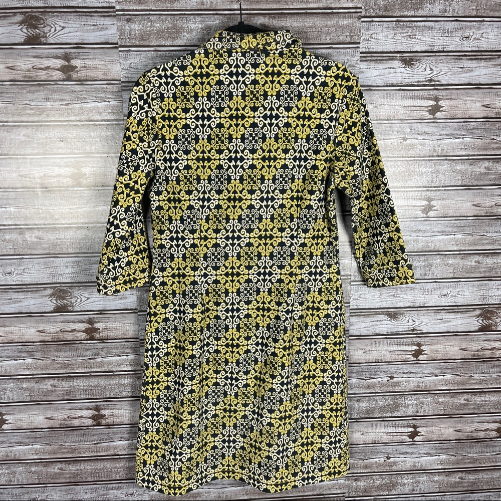 J. McLaughlin Pattered Dress Size Med  - Like New! - Picture 5 of 5